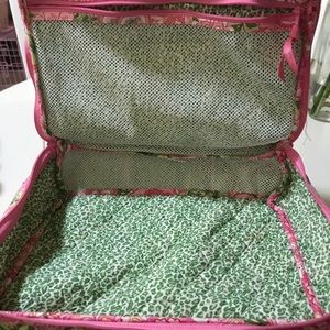 Vera Bradley large cosmetic bag